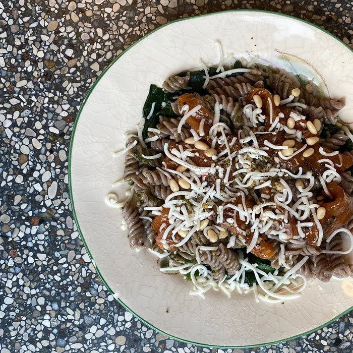 Koken zonder bijkomen: pasta met zalm en spinazie