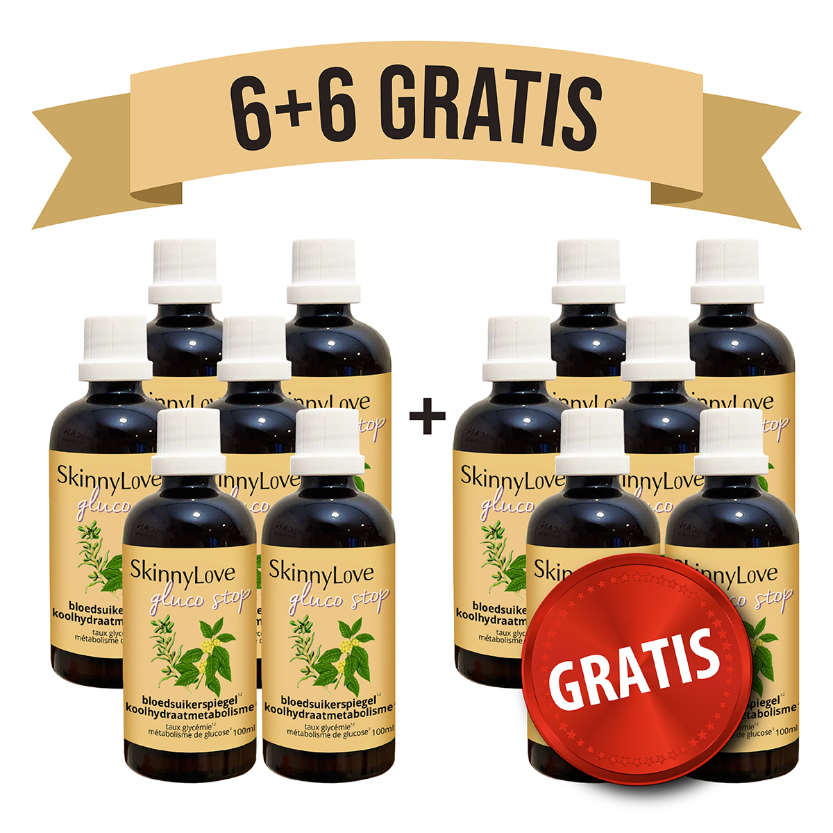 SkinnyLove Glucostop (6+6 GRATIS)