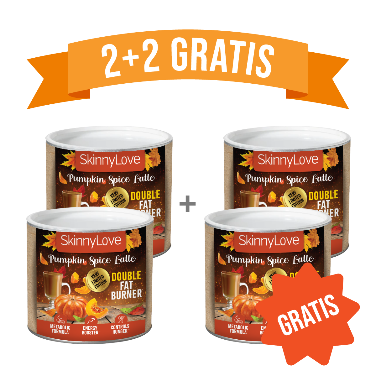 Pumpkin Spice Latte (2+2 GRATIS)