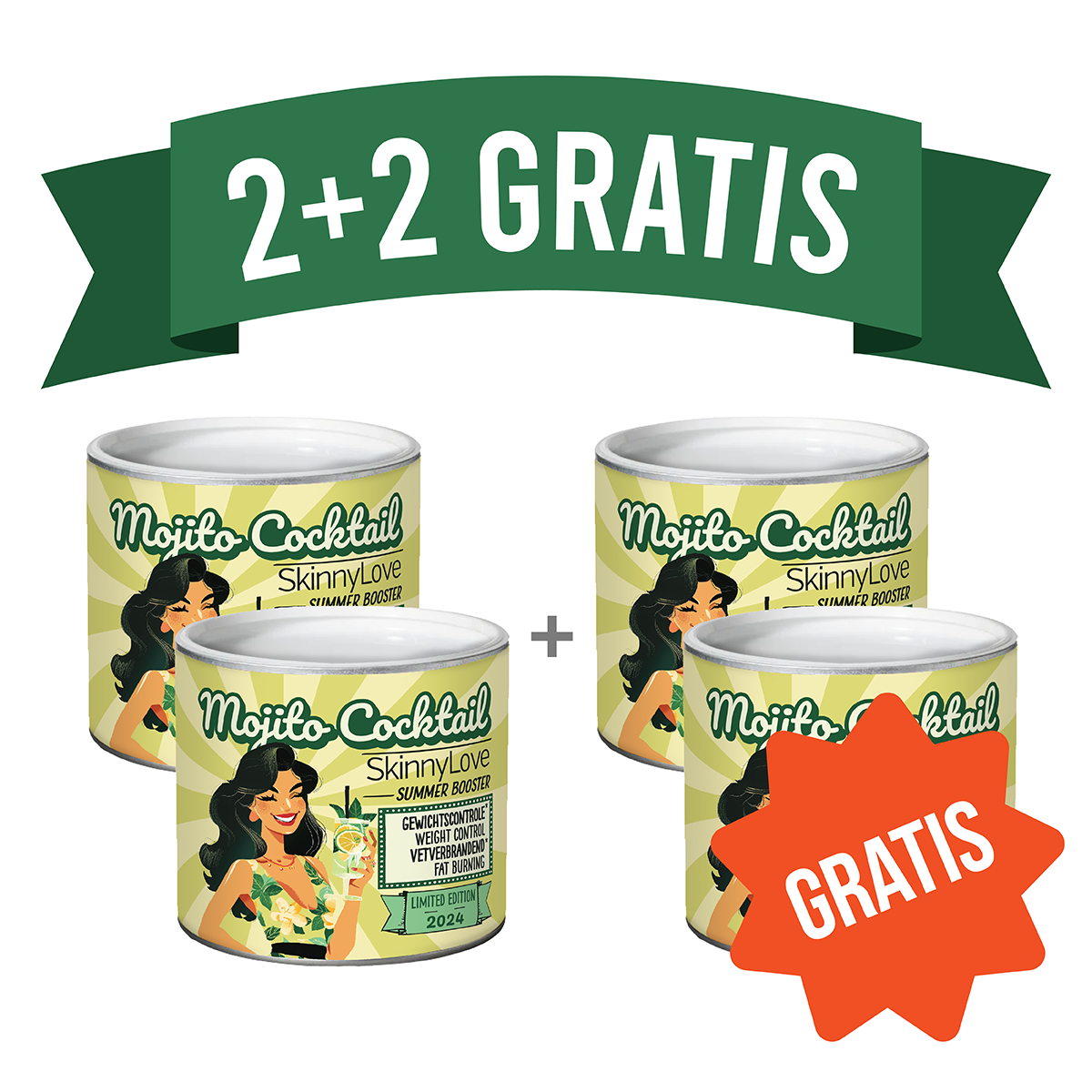 Summer Booster - Mojito (2+2 GRATIS)