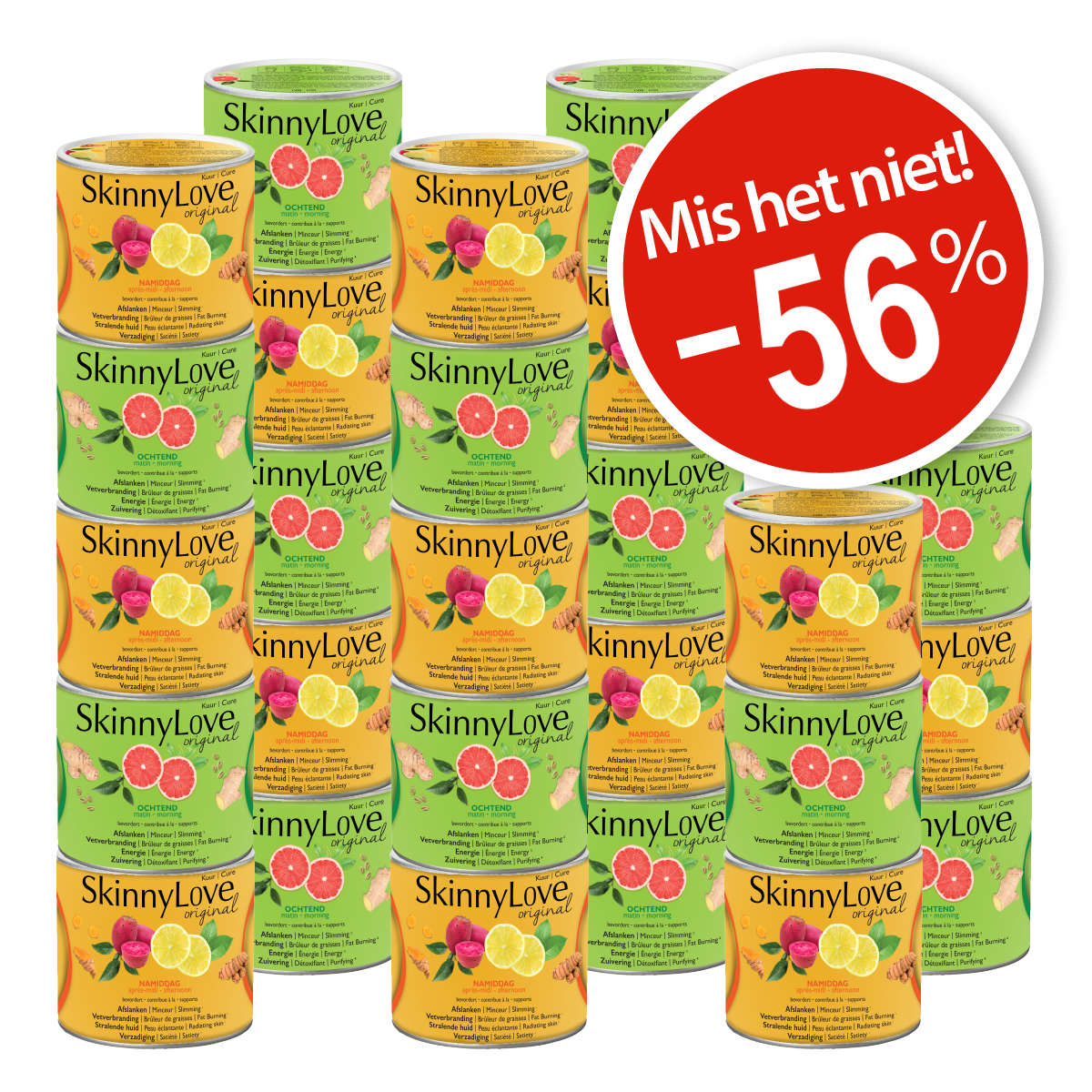 13 SkinnyLove Original vermageringskuren (-56%) (13x2x230g)