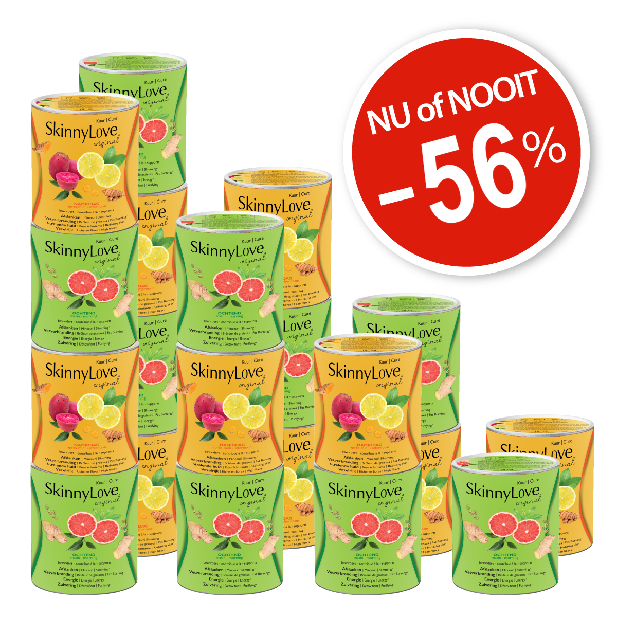 10 SkinnyLove Original voordeelkuren (-56%) (10x2x500g)