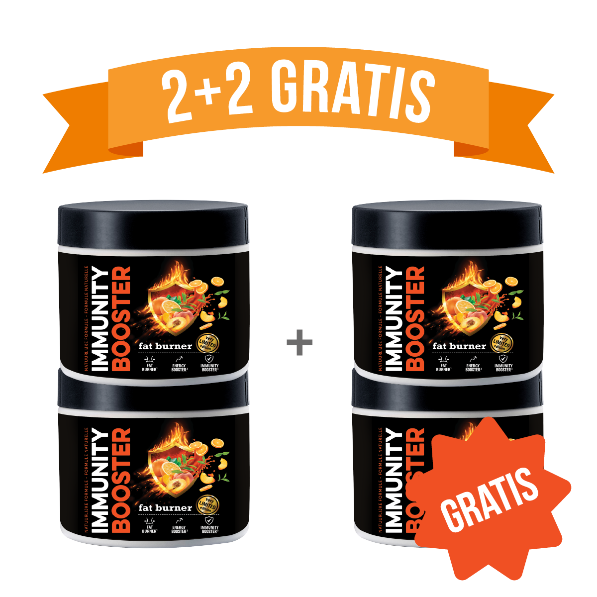 Immunity Booster FatBurner (2+2 GRATIS)