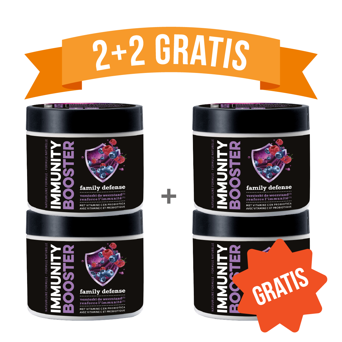 Immunity Booster Family Defense (2+2 GRATIS)